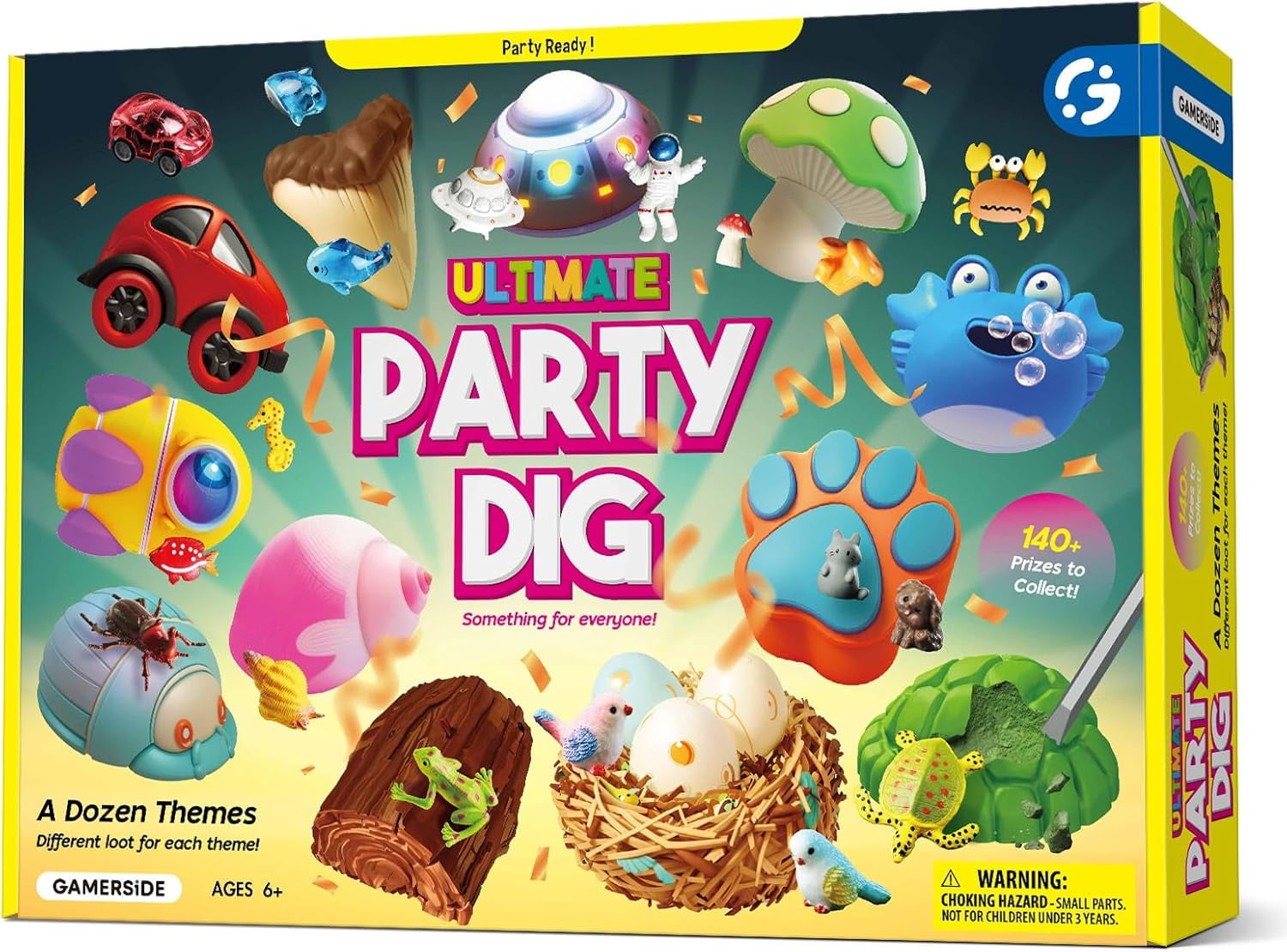 Piano Potato 12-in-1 Dig Kit with 12 Mystery Themes Digging Toys for Kids Age 6-12 12 Surprise Blind Boxes Excavation Kits, STEM Science Kits for Boys & Girls Cool Party Birthday Gift