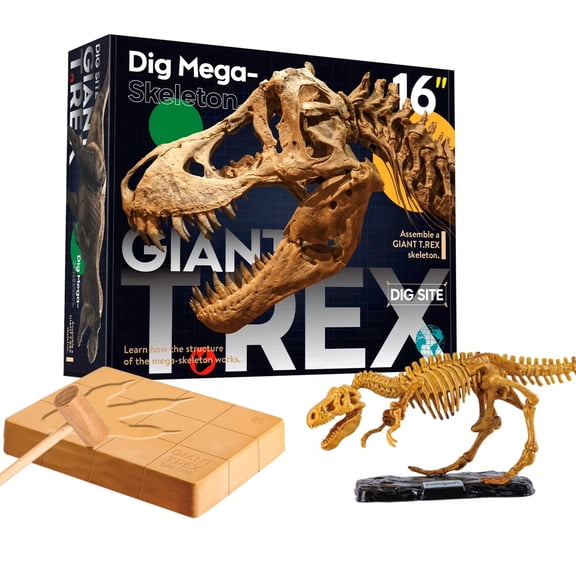 Piano Potato Dinosaur Excavation Kit for Kids,16 inch Giant T-Rex Skeleton Dig Kit for Kids,Dinosaur Fossil Digging Kit with Display Stand, Paleontology Kit for Boys Girls Ages 6-12