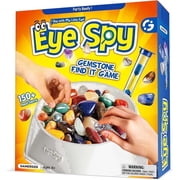 Piano Potato Eye Spy Gemstone Game for Kids - 150+ Real Rock Collection Kit, STEM Educational Bingo Board Game, Interactive Family Toy Gift for Boys & Girls Ages 6+