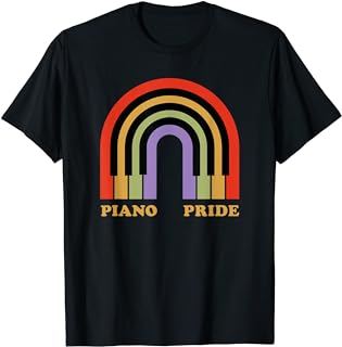 Piano Pride Musician Rainbow Keyboard LGBTQ T-Shirt - Walmart.com