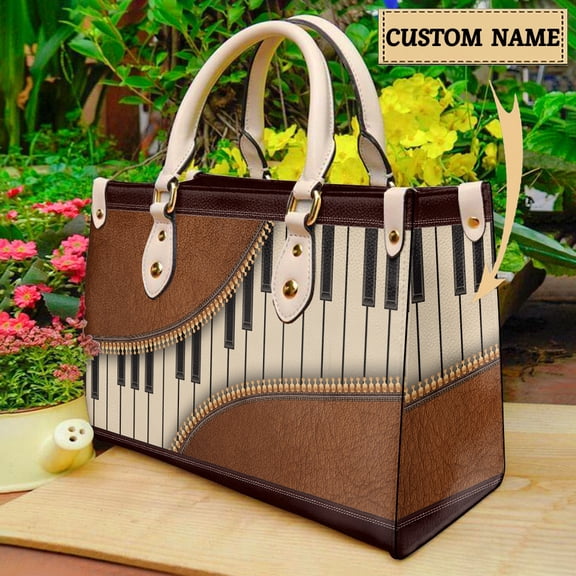 Piano Printed For Women Female Handbag Concert Lovers Utility Tote Bag Shopping Brand Design Elegant Personalized Purse