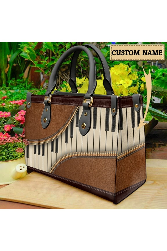 Piano Printed For Women Female Handbag Concert Lovers Utility Tote Bag Shopping Brand Design Elegant Personalized Purse