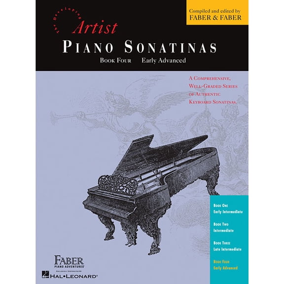 Piano Sonatinas Book 4 - Developing Artist Original Keyboard Classics Sheet Music for Late Intermediate Students Faber P, (Paperback)