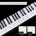 thumbnail image 1 of Piano Sticker Transparent Piano Keyboard Sticker Removable Electronic Keyboard 37/49/54/61/88 Key Piano Sticker For Kids Beginners Piano Practice, 1 of 9
