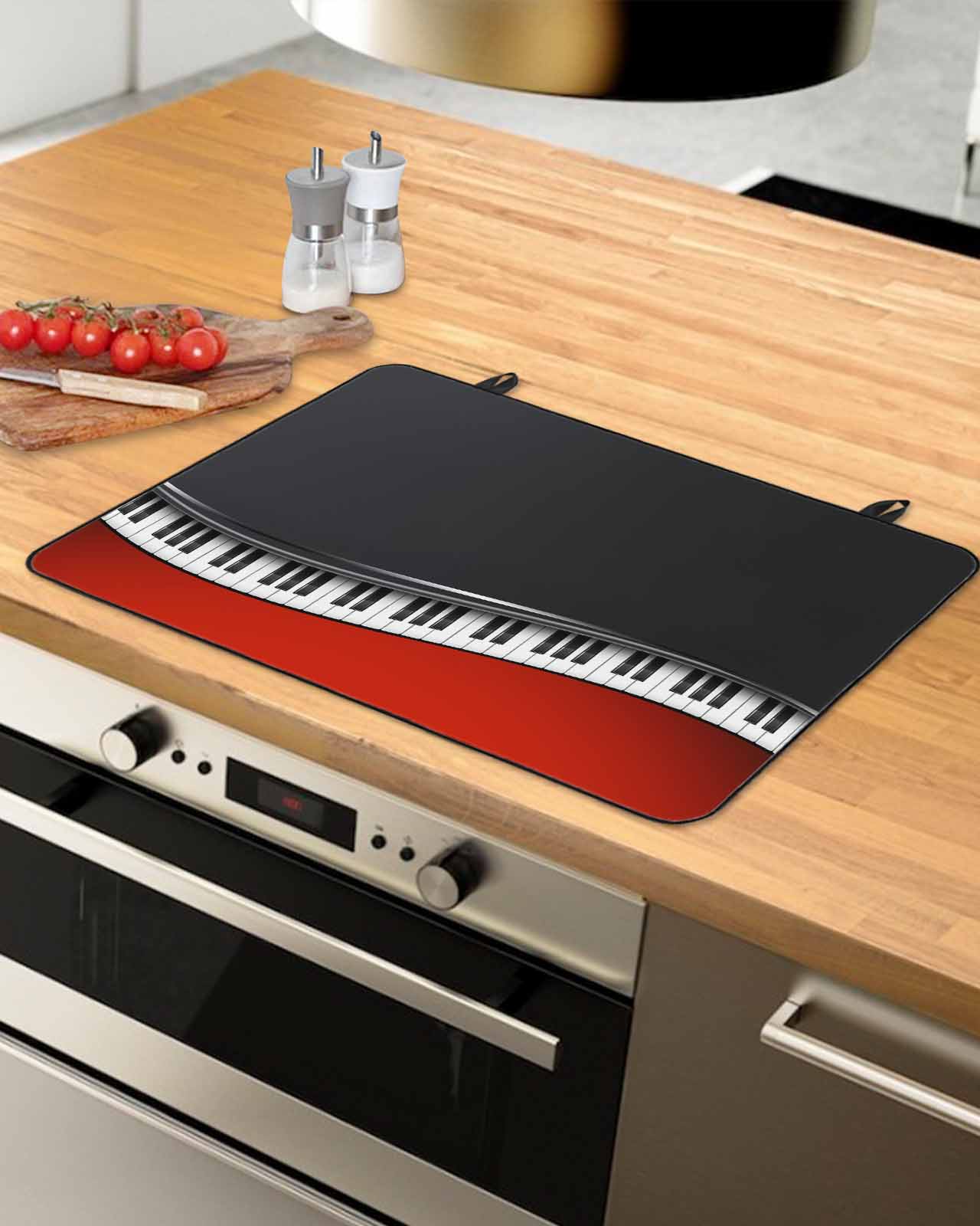 Piano Stove Top Covers for Electric Stove, Heat Insulation Fireproof