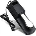 thumbnail image 1 of Piano-Style Sustain Foot Pedal For Yamaha Dgx-200 Dgx-202 Dgx-205 Dgx-300 Dgx-305 Dgx-500 Dgx-505 Dgx-520 Dgx-530 Dgx-620 Dgx-630, Silver, 1 of 7