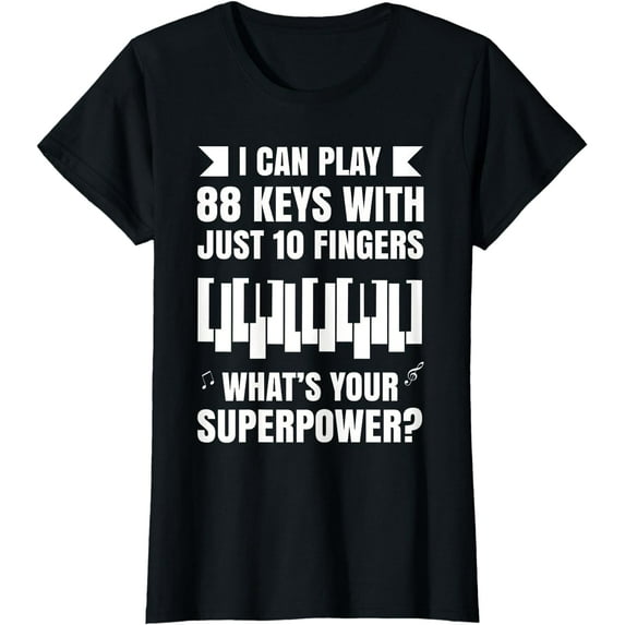 Piano TShirt Jazz Music Keyboard Composer Piano Player T-Shirt