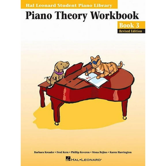 Piano Theory Workbooks Piano Theory Workbook Book 3 Revised Edition Music Theory and Ear Training for Piano Students Fun Learning with Spike an, Book 03, (Paperback)