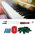 thumbnail image 1 of Piano Tuner Tool Kit Professional Piano Tuning Tune Fixing Temperament Strip Piano Tuner Mute Tools Kit Piano DIY Fixing Set, 1 of 8