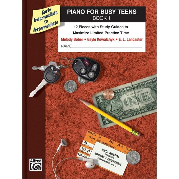 Pre-Owned Piano for Busy Teens, Book 1: 12 Pieces with Study Guides to Maximize Limited Practice Time (Paperback) 0739061216 9780739061213