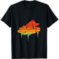 thumbnail image 1 of Piano graphic for pianists, musicians, or piano lovers T-Shirt, 1 of 5