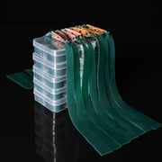 Piaoyu 1 Box of 10 Pc Outdoor Shooting&hunting Flat Rubber Bands with High Elasticity and Tension