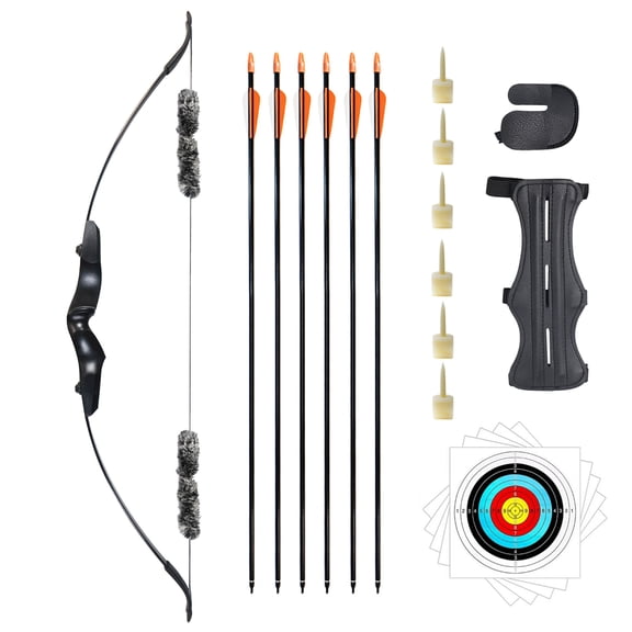 Piaoyu 30LB Reverse Archery Set, A Right-handed Archery Bow Suitable for Outdoor Shooting Practice, Hunting, and Archery Competitions for Adults, Beginners, and Teenagers