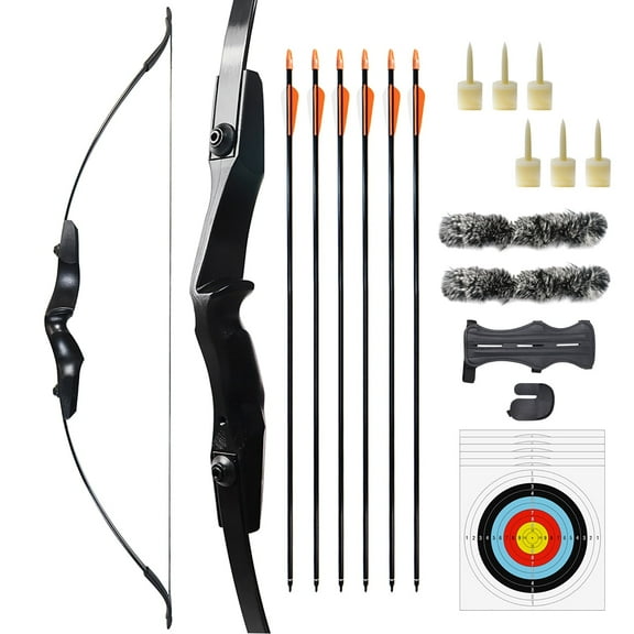 Piaoyu 40LB Reverse Archery Set, A Right-handed Archery Bow Suitable for Outdoor Shooting Practice, Hunting, and Archery Competitions for Adults, Beginners