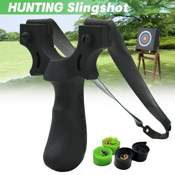 Piaoyu High-quality Resin Slingshot Set, Enlarged Shooting and Hunting Slingshots, Cool Outdoor Entertainment Toys