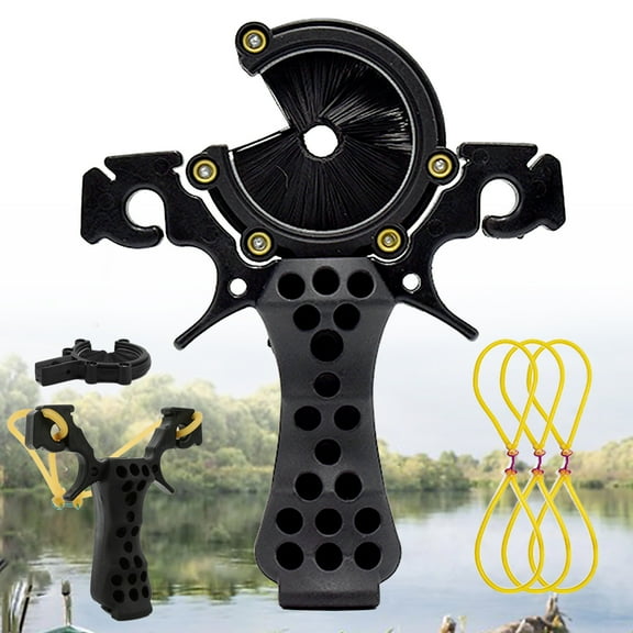 Piaoyu Multi Functional Hunting Slingshot with 3 pc Rubber Bands for Shooting