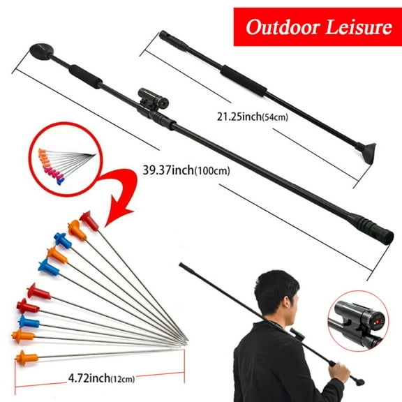 Piaoyu Outdoor Entertainment Sports， Blowing Darts with Connecting Tube and 10 Arrows
