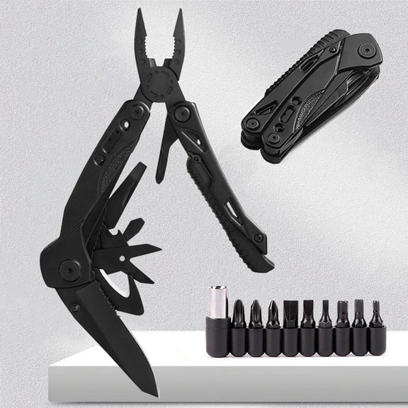 Piaoyu Outdoor Multifunctional Folding Knife Pliers with Combination Survival Tools Such As Flint Whistle