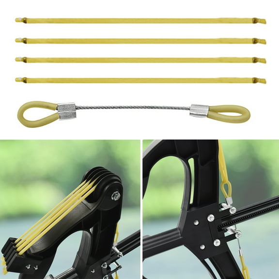 Piaoyu Rubber Bands and Steel Wire Bowstrings Are Suitable for Weilong Steel Ball Bows and Bearing Bows