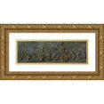 thumbnail image 1 of Piat Joseph Sauvage 14x8 Gold Ornate Wood Frame and Double Matted Museum Art Print Titled - Allegory of the Entry into Brussels of the Governors General of the Austrian Netherlands (1781), 1 of 4