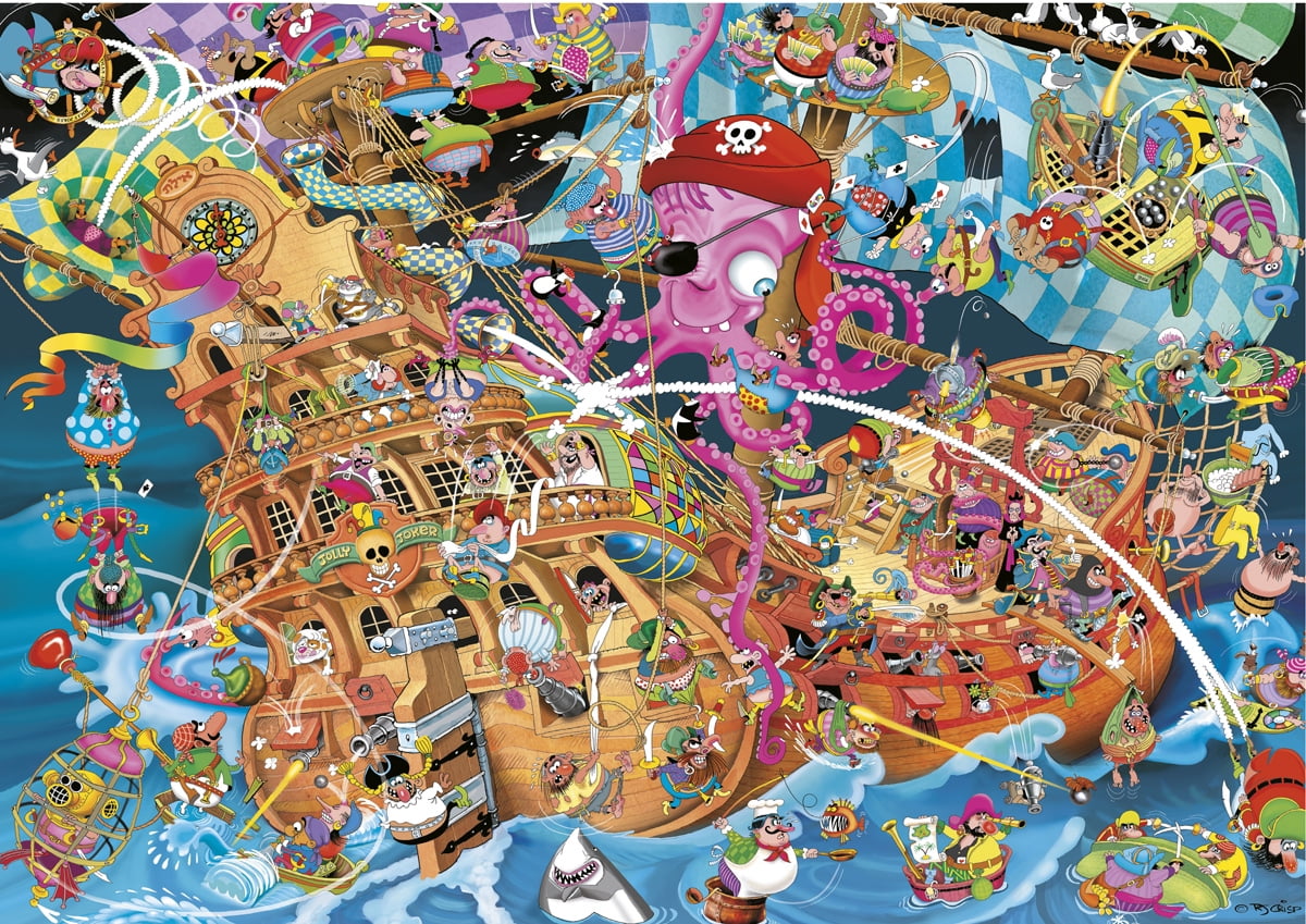 Piatnik 5568 1000-Piece Puzzle The Pink Pirate