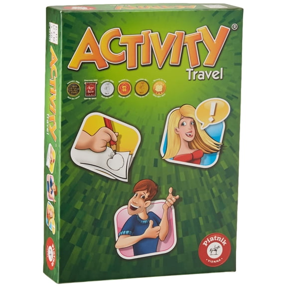 Piatnik Activity Travel 6041 / Classic Game for On the Go / Miming, Drawing, Explaining are r