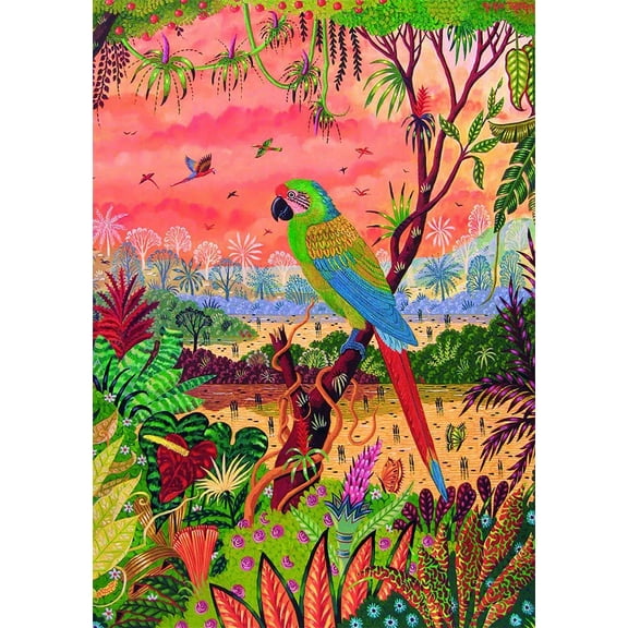 Piatnik Great Green Macaw Jigsaw Puzzle (1000 Pieces)