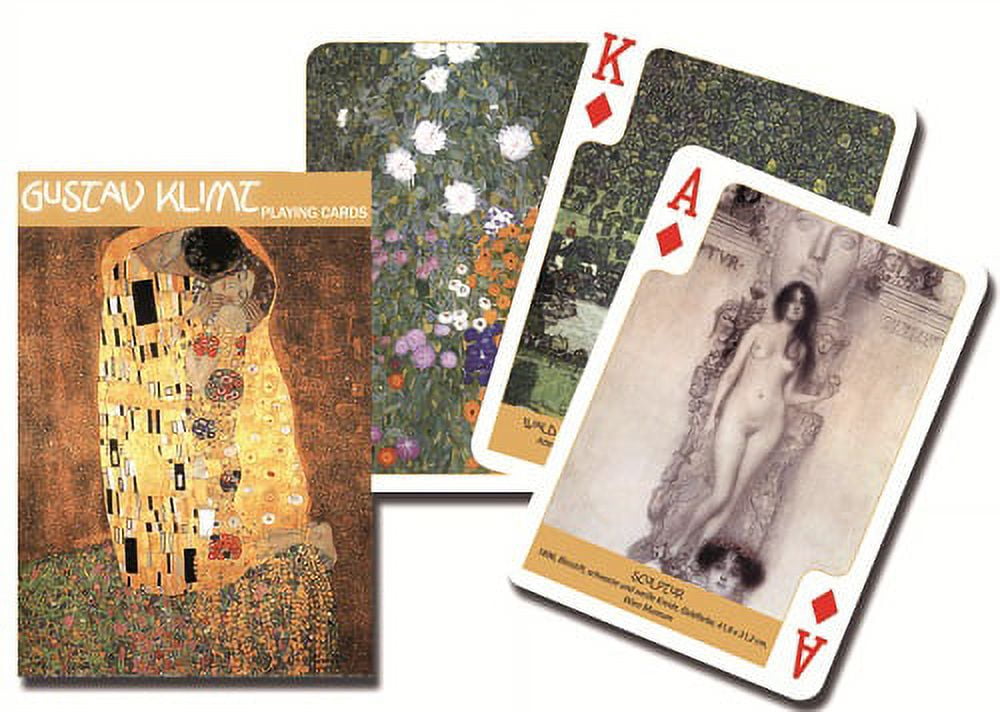Piatnik Gustav Klimt Artist Single Deck Austrian Playing Cards 1615 Paintings