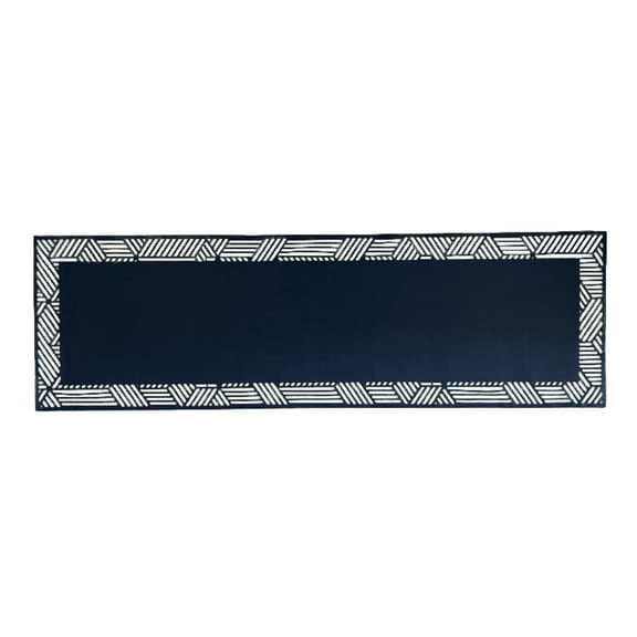 Piazza Blue Double-Sided Table Runner