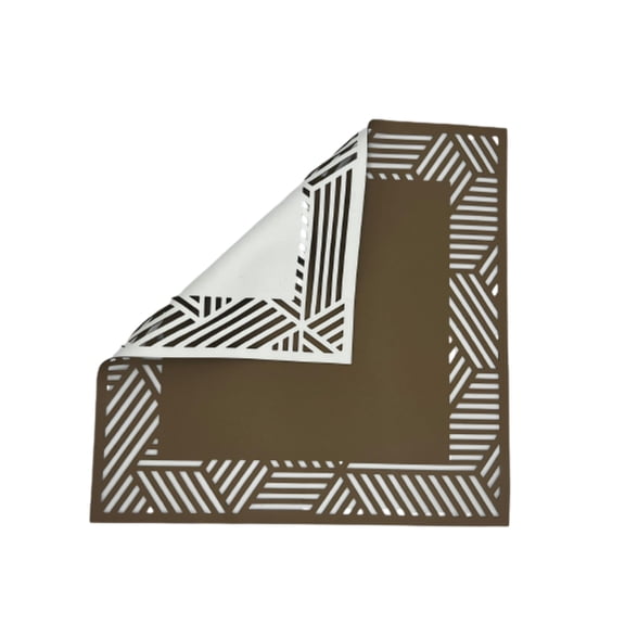 Piazza Hazelnut Double-Sided Placemat