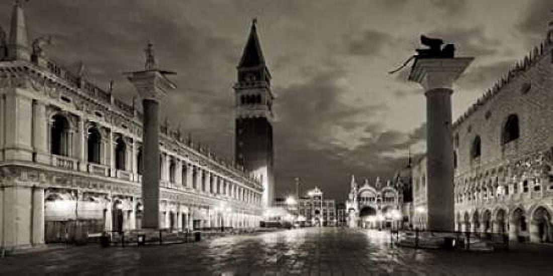 Piazza San Marco Venice Canvas Art - Vadim Ratsenskiy (24 x 48)