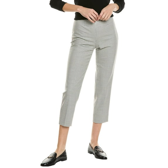 Piazza Sempione womens Wool-Blend Pant, 40, Grey