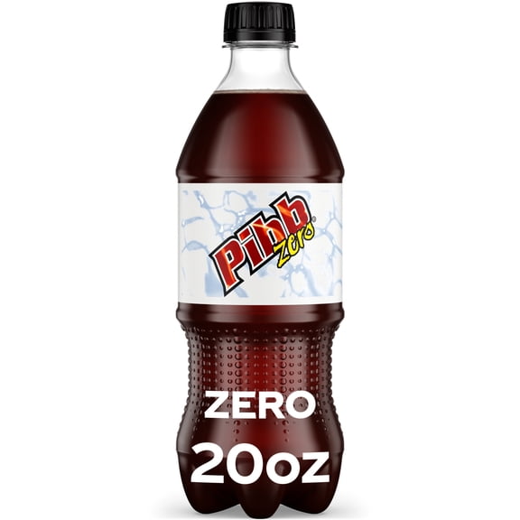 Pibb Diet Zero Sugar Spicy Cherry Soda Pop, 20 fl oz Bottle