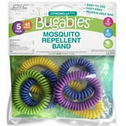 Pic 6PKBCBTS Citronella Plus Bugables 7-Day Mosquito Repellent Band, Pack of 6