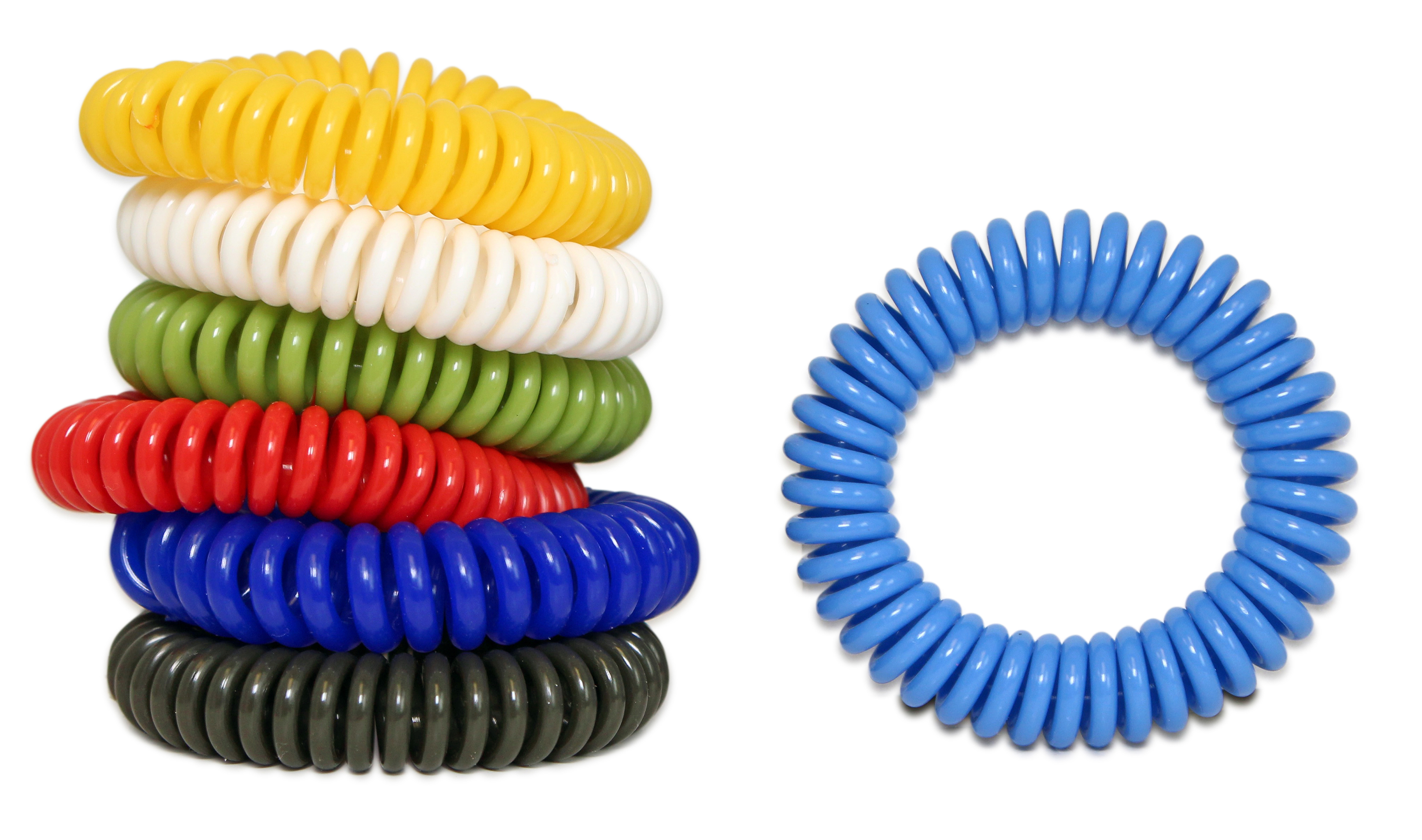 Pic Bugables Citronella Coils Reusable Wristband One Size Fits All 1 Pack Mosquito Gnats
