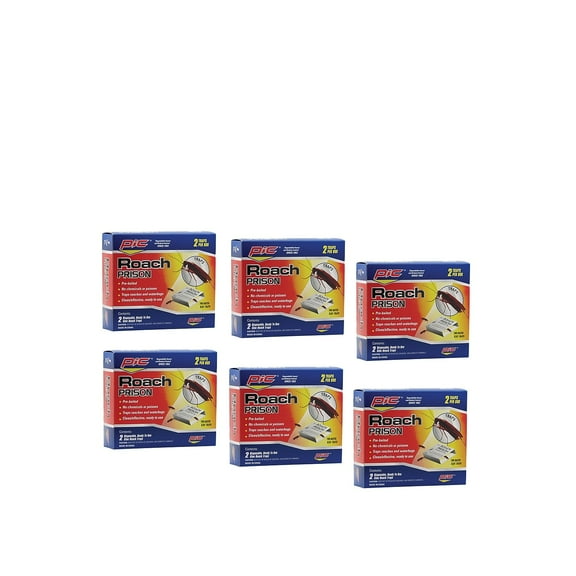 Pic Covered Roach Prison Glue Traps (qty. 12) KITRP