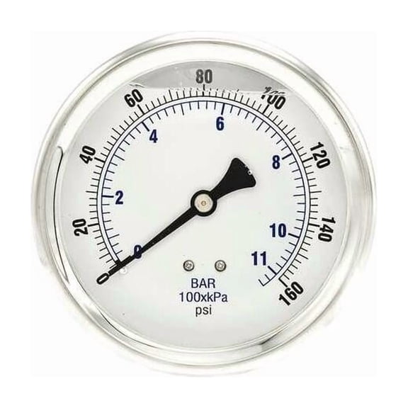 Pic Gauges Pressure Gauge,1/4 in. NPT,4 in. 202L-404F