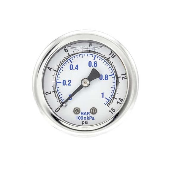 Pic Gauges Pressure Gauge,1/8 in. NPT,2 in. 202L-208B