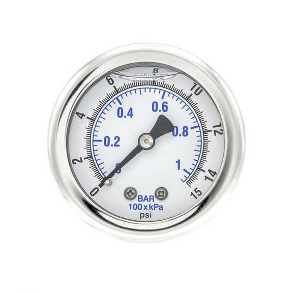 Pic Gauges Pressure Gauge,1/8 in. NPT,2 in. 202L-208B