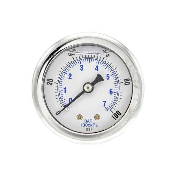 Pic Gauges Pressure Gauge,1/8 in. NPT,2 in. 202L-208E