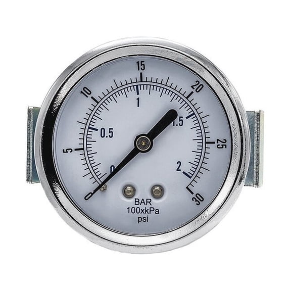 Pic Gauges Pressure Gauge,Nominal 2-1/2" Dial 103D-258C