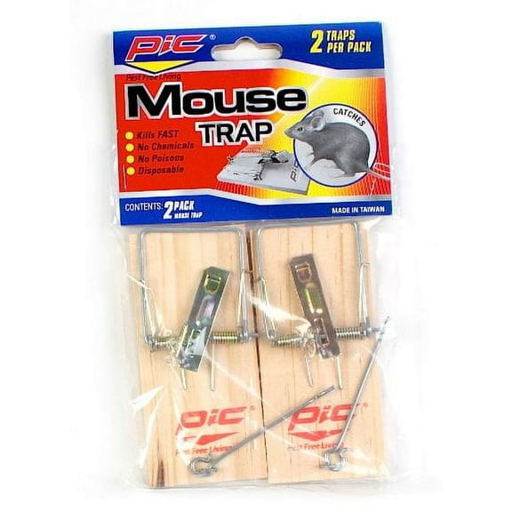 Pic Mtw-2c/S Wood Mouse Traps (Pack of 48)
