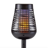 Pic Solar Insect Killer Torch with LED Flame Effect, Black Torch