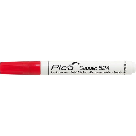 Pica 524/40 Classic 524 Industry Paint Marker, Red