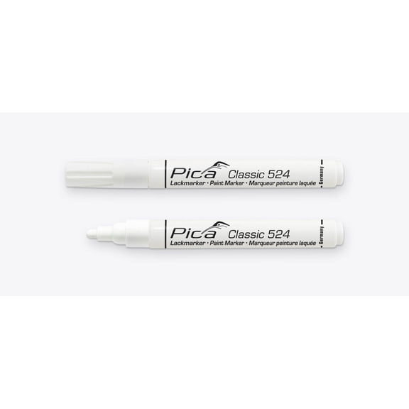Pica 524/52 Classic 524 Industry Paint Marker, White