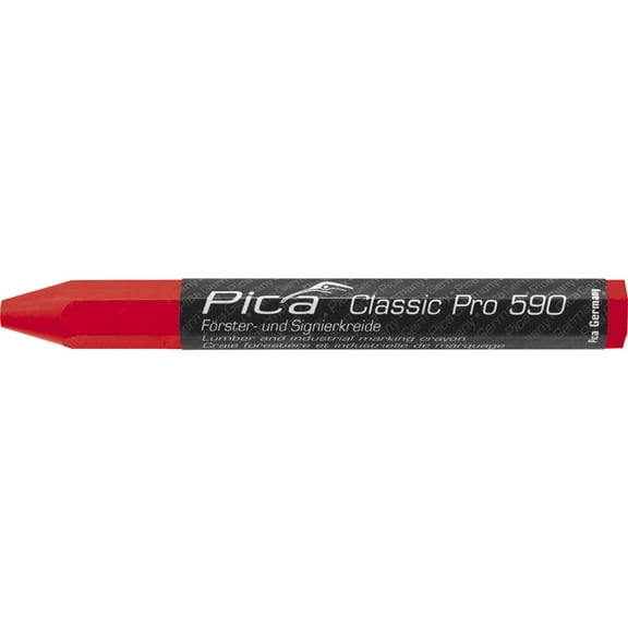 Pica 590/40 Classic Pro Lumber and Industrial Crayon, Red