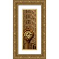 thumbnail image 1 of Pica, Jeff 13x32 Gold Ornate Wood Framed with Double Matting Museum Art Print Titled - Flatiron Building, 1 of 4