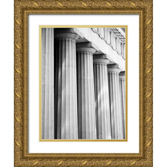 Pica, Jeff 19x24 Gold Ornate Wood Framed with Double Matting Museum Art Print Titled - Structural Details IV