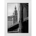 thumbnail image 1 of Pica, Jeff 24x32 White Modern Wood Framed Museum Art Print Titled - Brooklyn Bridge and Civic Center, 1 of 4