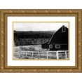 thumbnail image 1 of Pica, Jeff 32x23 Gold Ornate Wood Framed with Double Matting Museum Art Print Titled - Rancher 2, 1 of 4